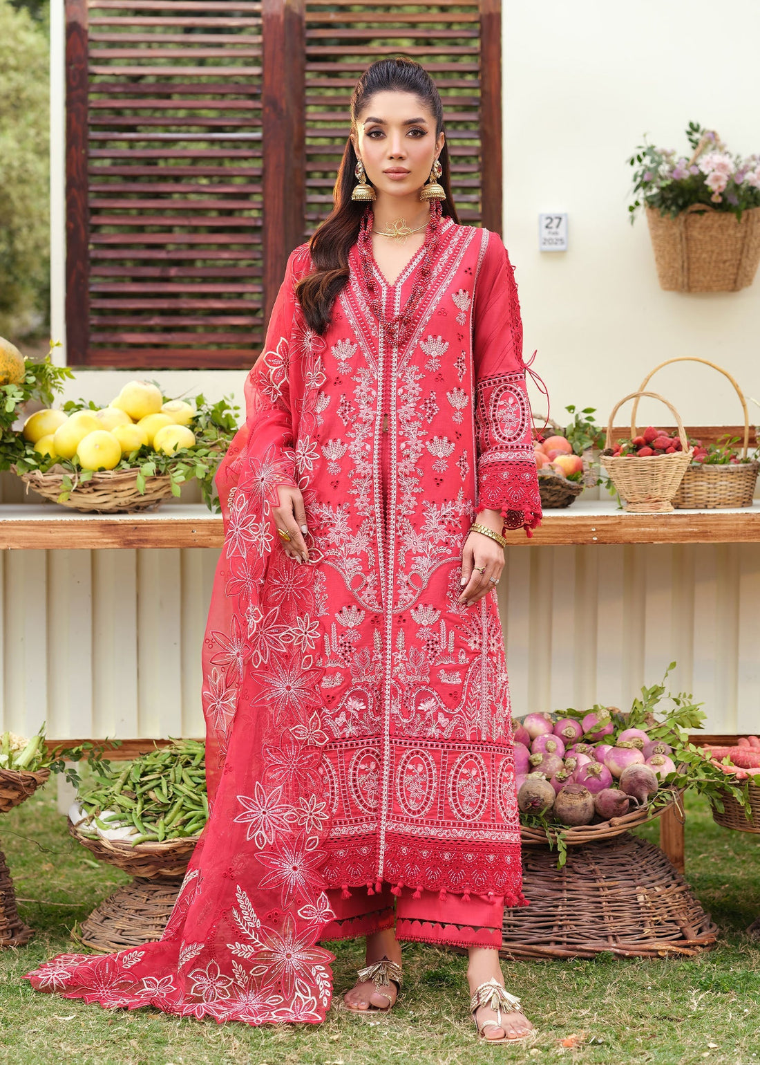Zarizaa | Echelon Lawn | ROSEMIRA - by Libasekhas UK - Registered Vendor of : Zarizaa - 100% Original Designer Dress