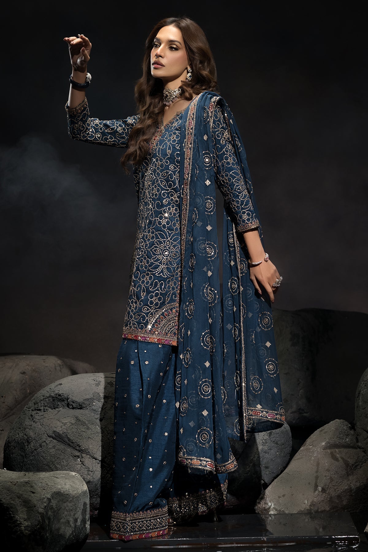 Charizma | Statement Dresses | CMA-4-118 - by - Libasekhas UK - Registered Vendor of : Charizma - 100% Original Designer Dresss