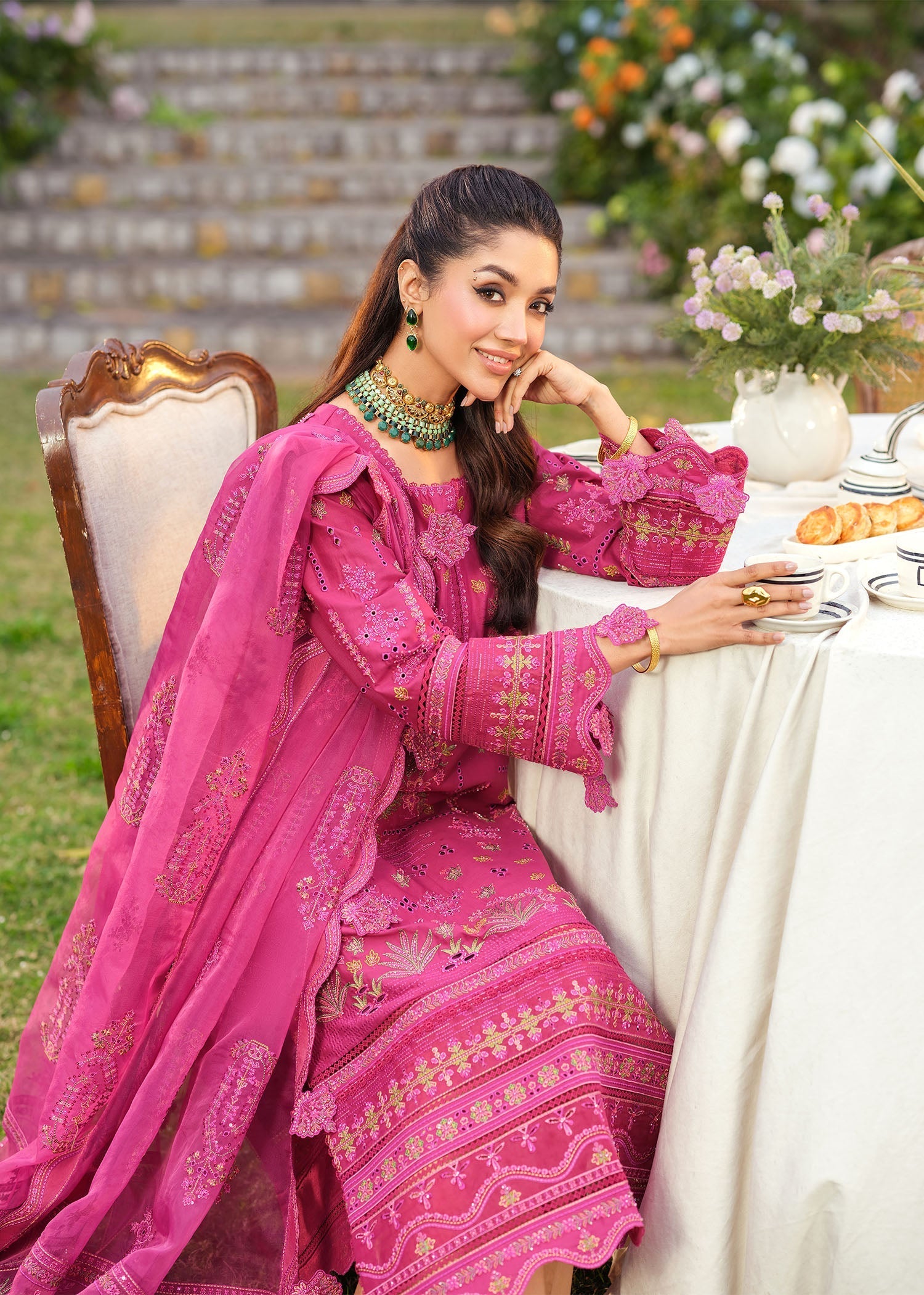 Zarizaa | Echelon Lawn | DAMASK - by Libasekhas UK - Registered Vendor of : Zarizaa - 100% Original Designer Dress