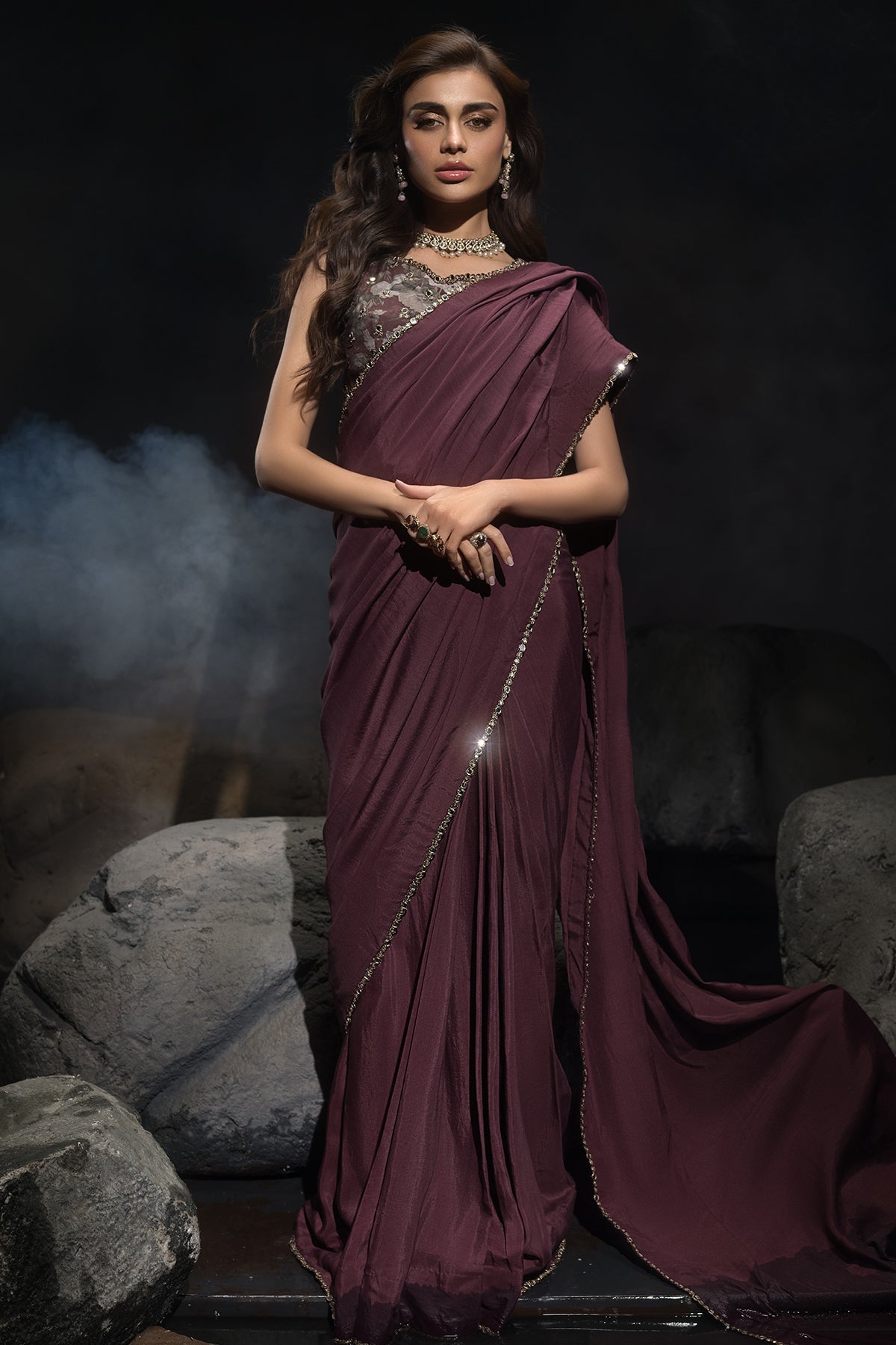 Charizma | Statement Dresses | STM-4-07 - by - Libasekhas UK - Registered Vendor of : Charizma - 100% Original Designer Dresss