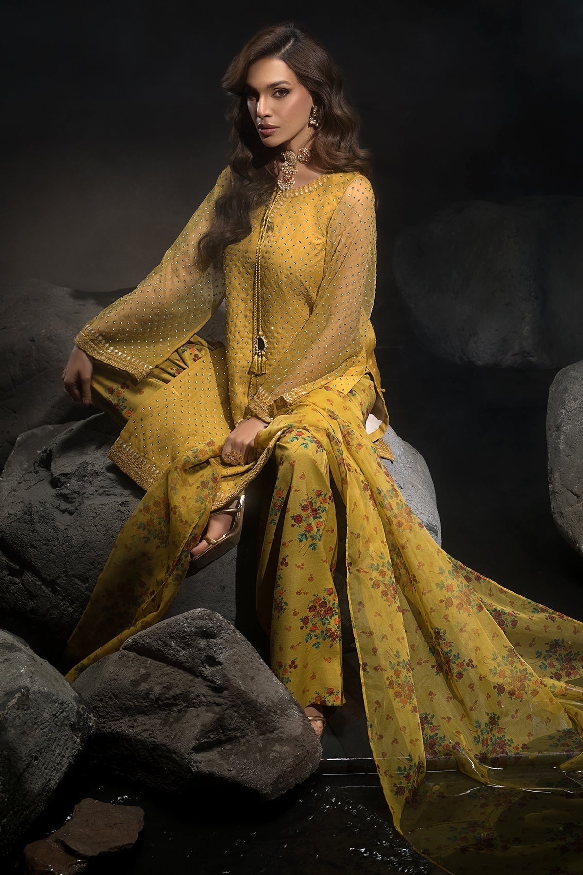 Charizma | Festive Pret | CMA-4-103 - by - Libasekhas UK - Registered Vendor of : Charizma - 100% Original Designer Dresss