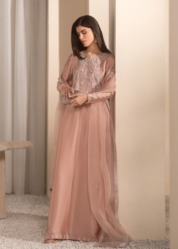 Mahum Asad | Breaking the Bar | Bare Blush - by - Libasekhas UK - Registered Vendor of : Mahum Asad - 100% Original Designer Dresss