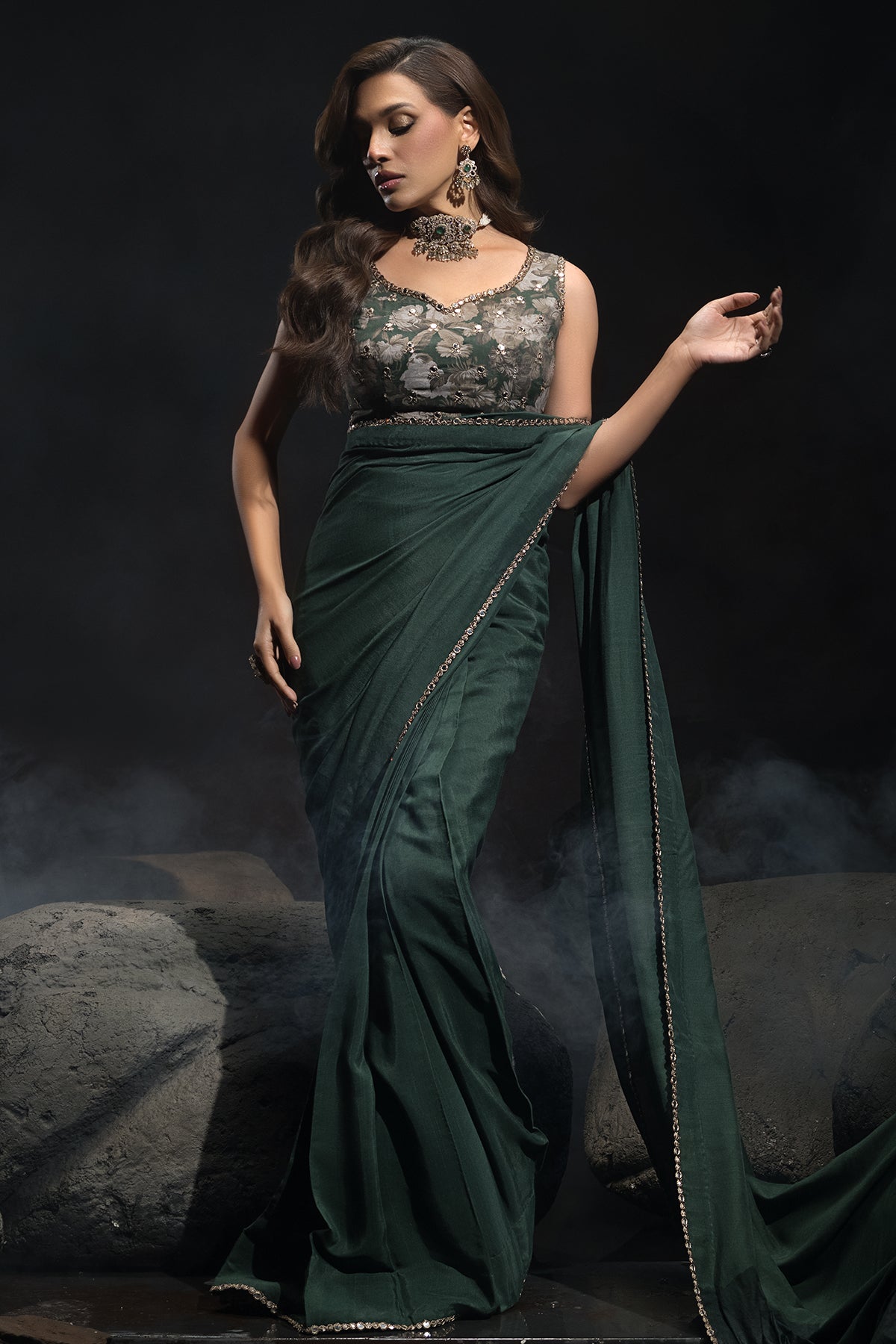 Charizma | Statement Dresses | STM-4-06 - by - Libasekhas UK - Registered Vendor of : Charizma - 100% Original Designer Dresss