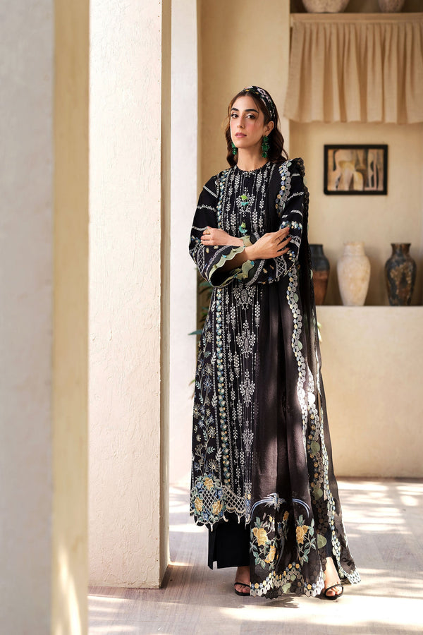 Maryam Hussain | Luxury Lawn 25 | Dawn - by - Libasekhas UK - Registered Vendor of : Maryam Hussain - 100% Original Designer Dresss
