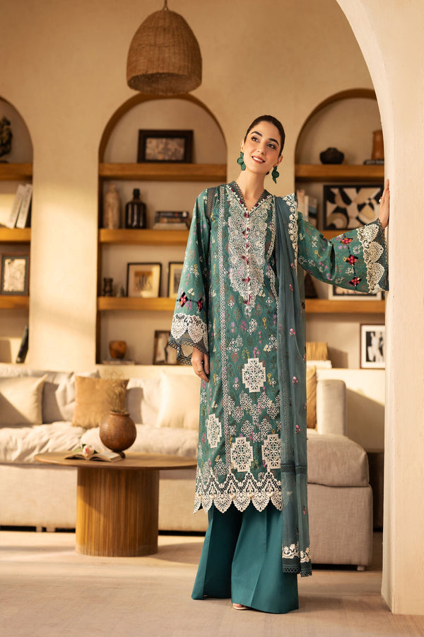 Maryam Hussain | Luxury Lawn 25 | Seashell - by - Libasekhas UK - Registered Vendor of : Maryam Hussain - 100% Original Designer Dresss