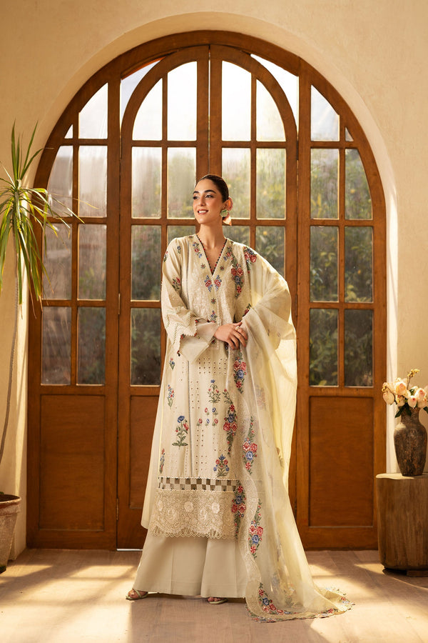 Maryam Hussain | Luxury Lawn 25 | Mint - by - Libasekhas UK - Registered Vendor of : Maryam Hussain - 100% Original Designer Dresss
