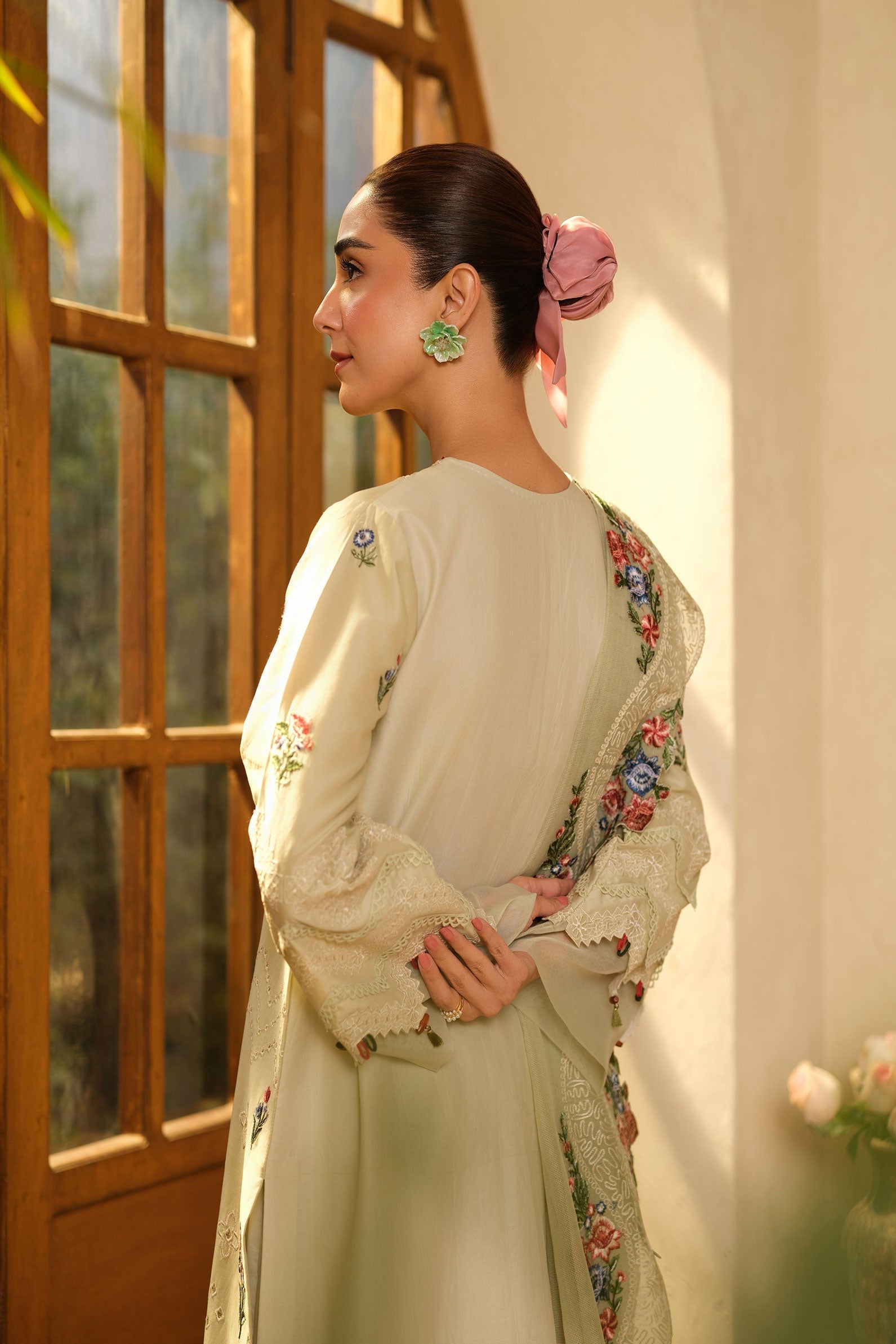 Maryam Hussain | Luxury Lawn 25 | Mint - by - Libasekhas UK - Registered Vendor of : Maryam Hussain - 100% Original Designer Dresss