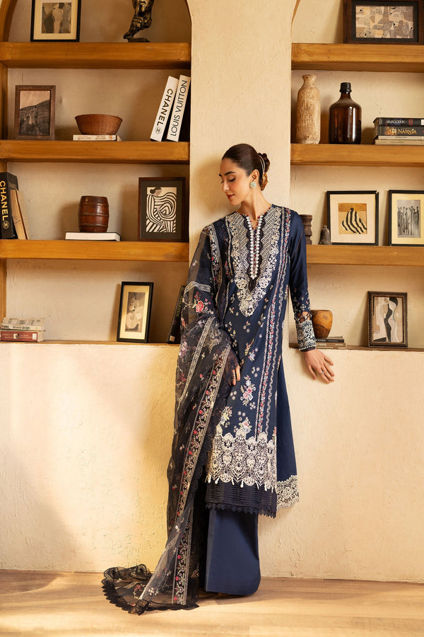 Maryam Hussain | Luxury Lawn 25 | Twilight - by - Libasekhas UK - Registered Vendor of : Maryam Hussain - 100% Original Designer Dresss