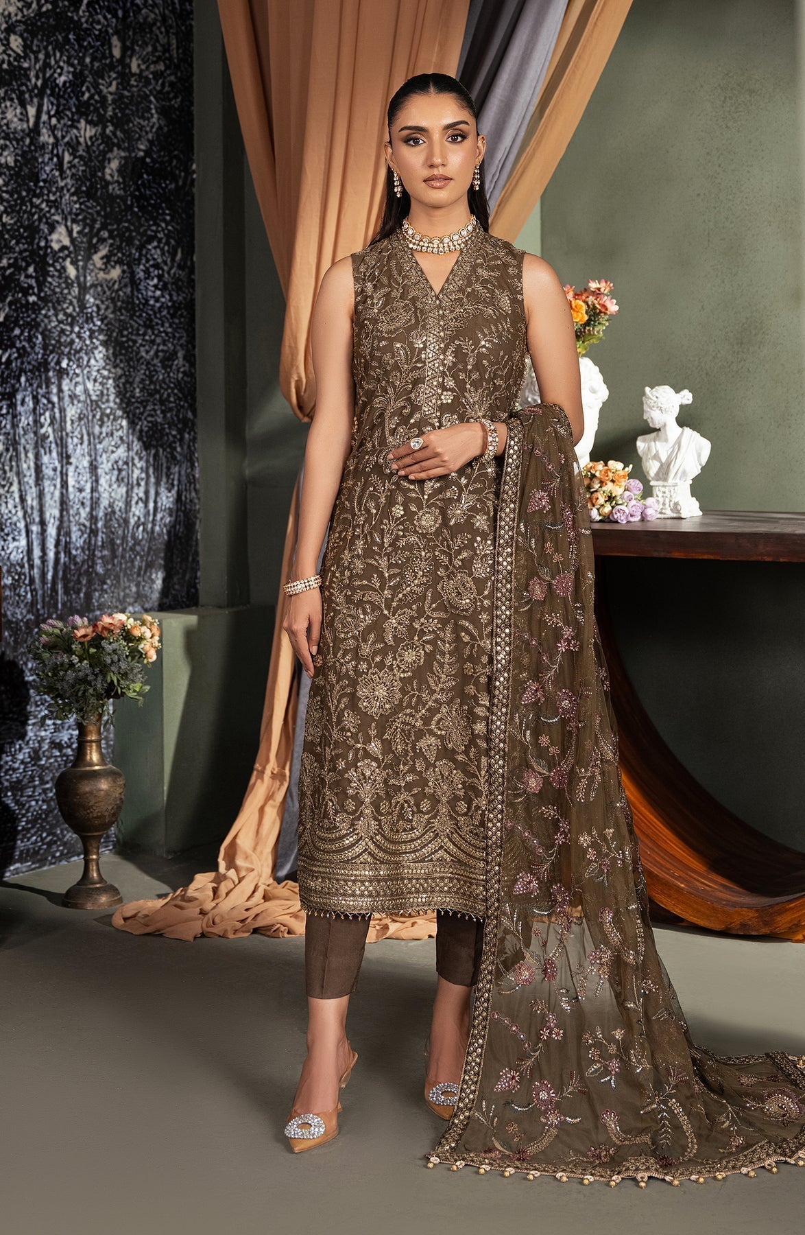 Zarif | Heritage Formals | ZHF 06 ZHALAY - by - Libasekhas UK - Registered Vendor of : Zarif - 100% Original Designer Dresss
