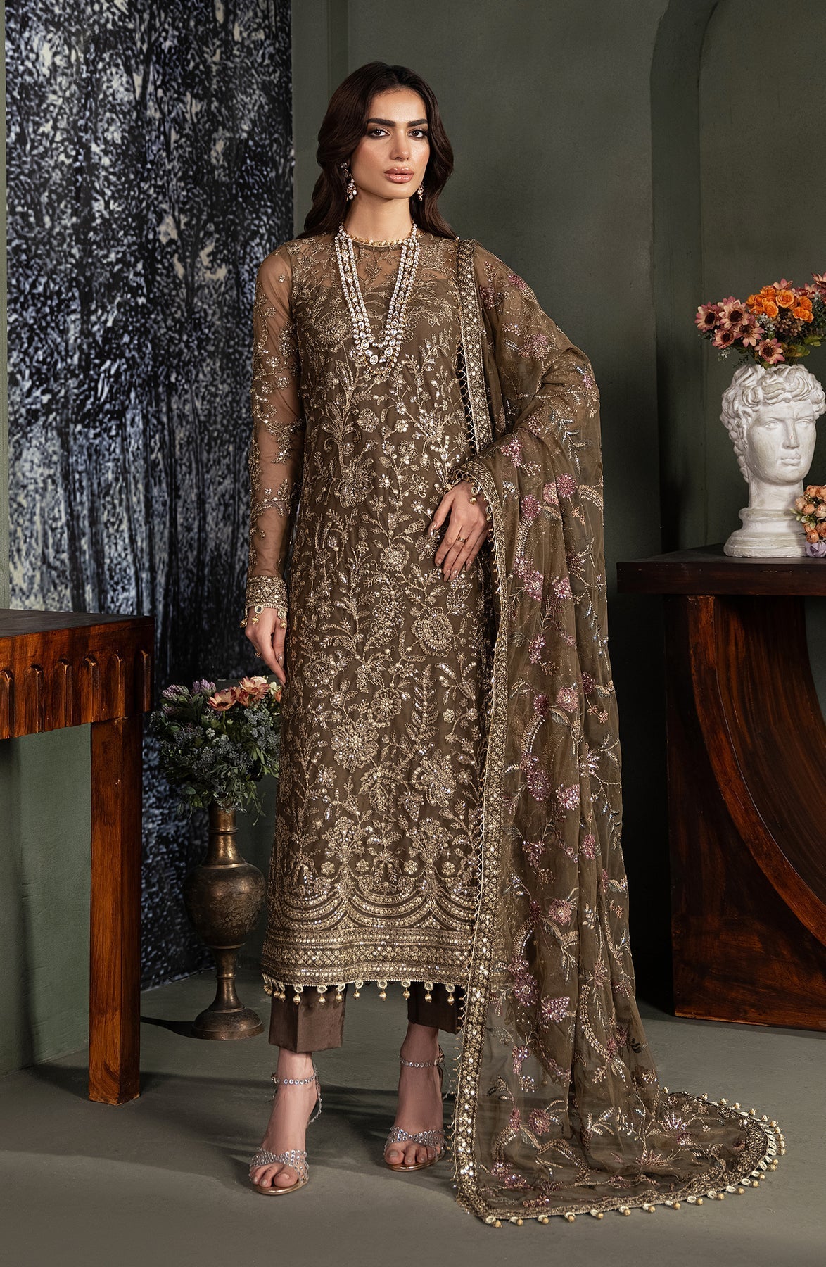 Zarif | Heritage Formals | ZHF 06 ZHALAY - by - Libasekhas UK - Registered Vendor of : Zarif - 100% Original Designer Dresss