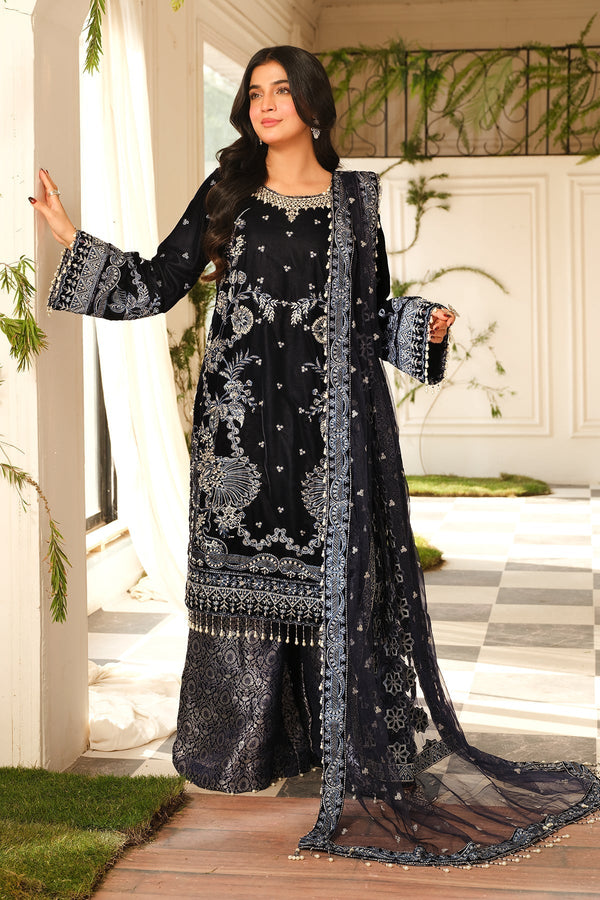 Raeesa Premium | Sheen Luxury Velvet | Nura - by - Libasekhas UK - Registered Vendor of : Raeesa Premium - 100% Original Designer Dresss