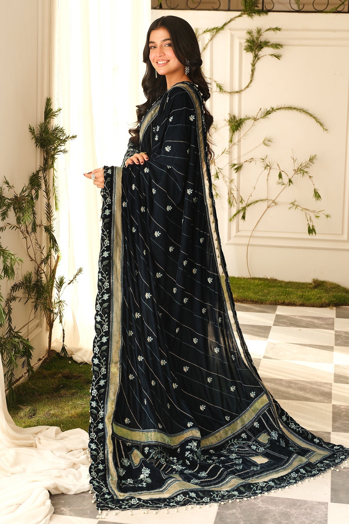 Raeesa Premium | Sheen Luxury Velvet | Zeve - by - Libasekhas UK - Registered Vendor of : Raeesa Premium - 100% Original Designer Dresss