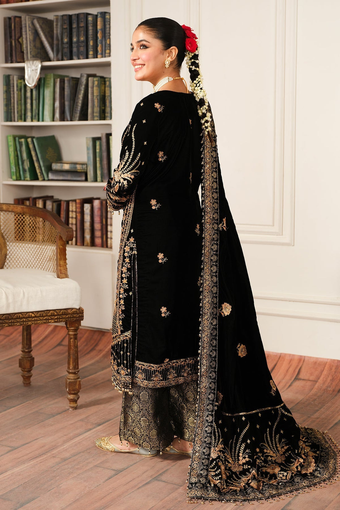 Raeesa Premium | Sheen Luxury Velvet | Naz - by - Libasekhas UK - Registered Vendor of : Raeesa Premium - 100% Original Designer Dresss