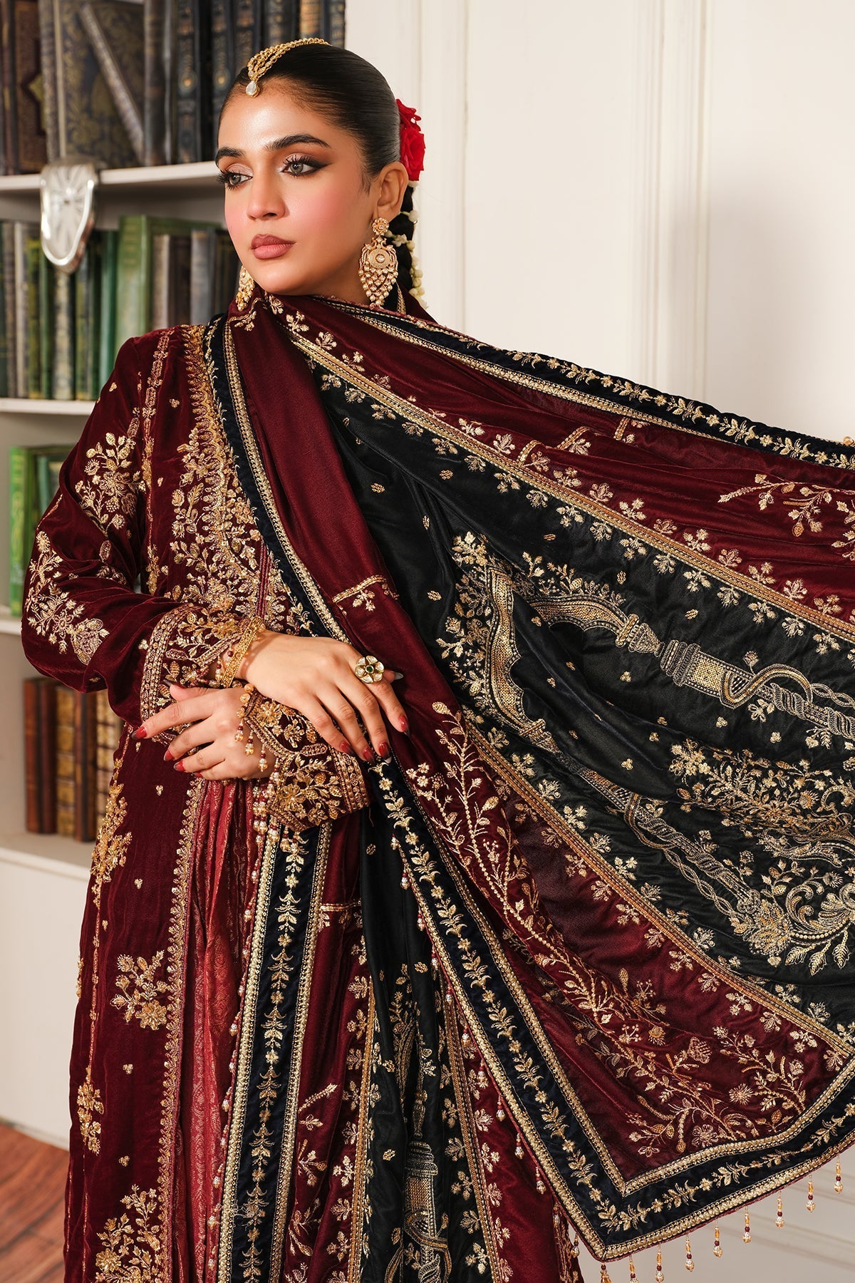 Raeesa Premium | Sheen Luxury Velvet | Sitara - by - Libasekhas UK - Registered Vendor of : Raeesa Premium - 100% Original Designer Dresss