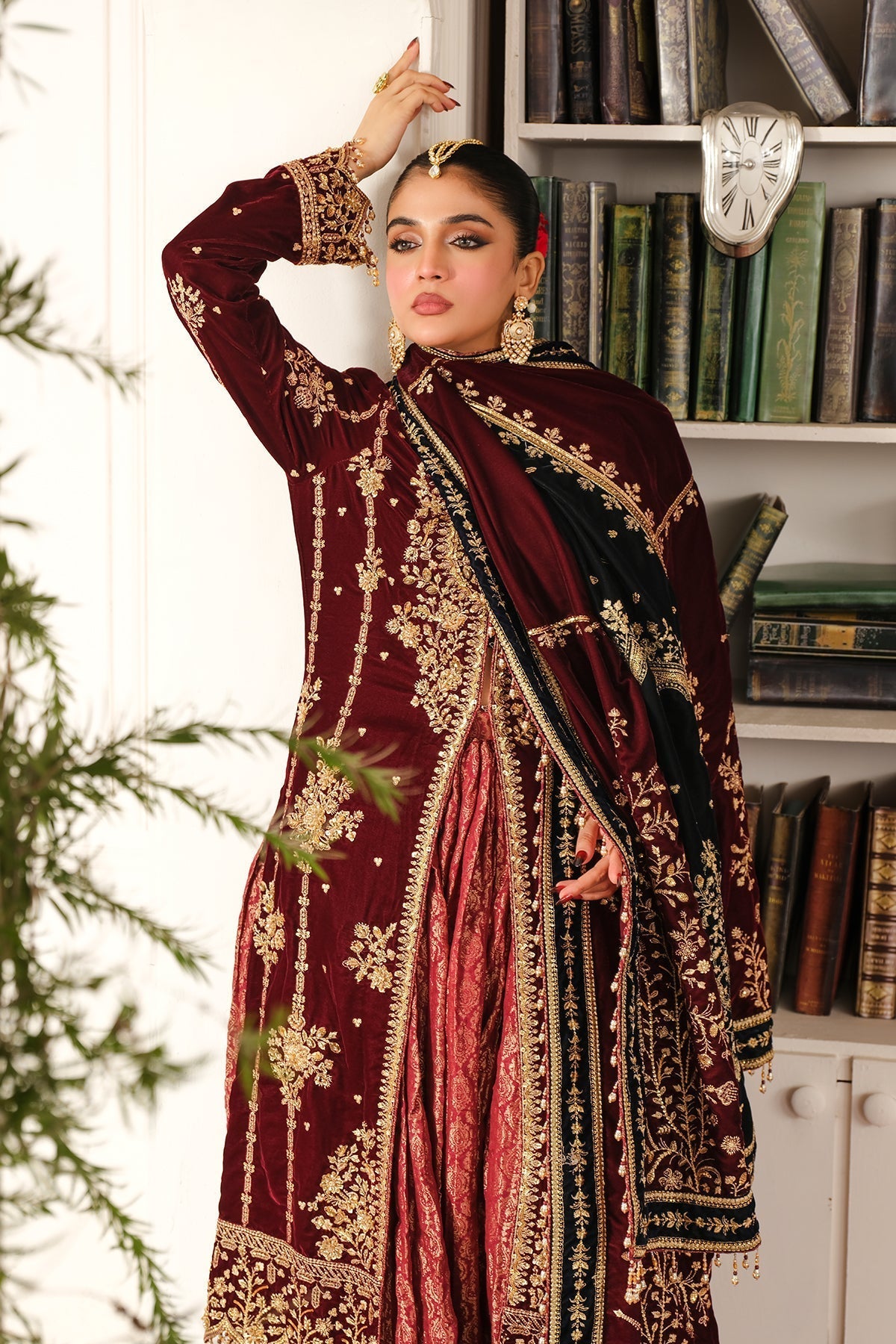 Raeesa Premium | Sheen Luxury Velvet | Sitara - by - Libasekhas UK - Registered Vendor of : Raeesa Premium - 100% Original Designer Dresss