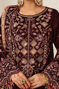 Raeesa Premium | Sheen Luxury Velvet | Poosh - by - Libasekhas UK - Registered Vendor of : Raeesa Premium - 100% Original Designer Dresss