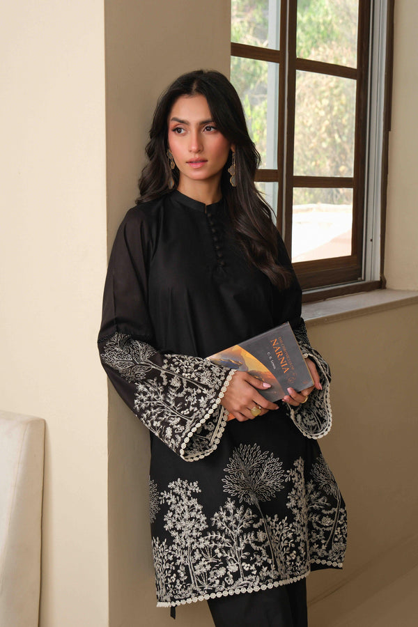 Noor by Saadia Asad | Noor Pret 25 | D1 - Midnight Charm - by Libasekhas UK - Registered Vendor of : Noor by Saadia Asad - 100% Original Designer Dress