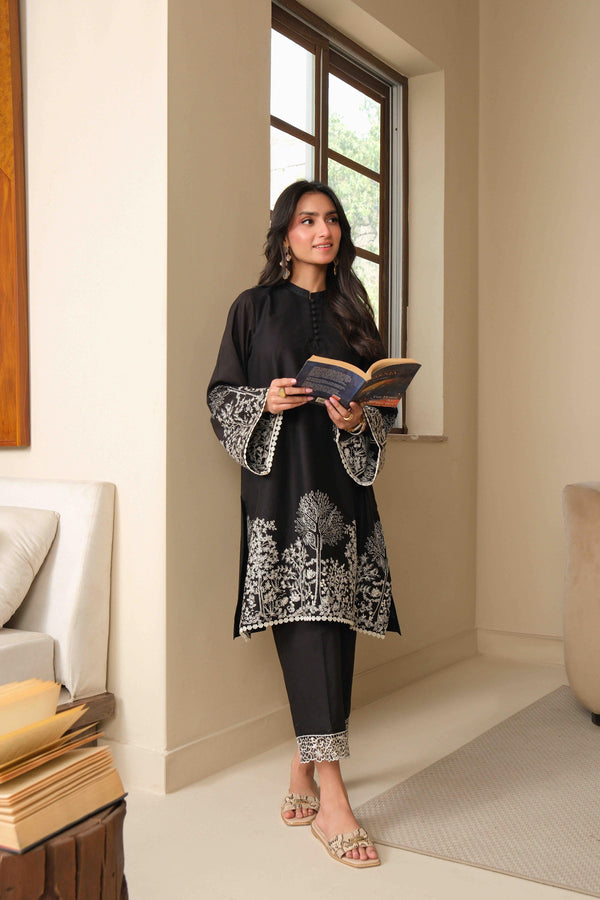 Noor by Saadia Asad | Noor Pret 25 | D1 - Midnight Charm - by Libasekhas UK - Registered Vendor of : Noor by Saadia Asad - 100% Original Designer Dress