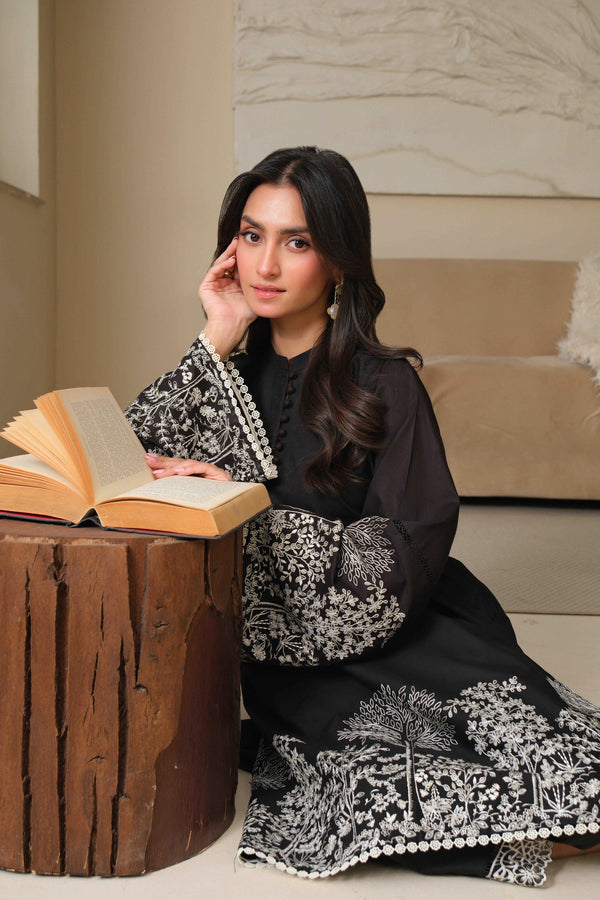 Noor by Saadia Asad | Noor Pret 25 | D1 - Midnight Charm - by Libasekhas UK - Registered Vendor of : Noor by Saadia Asad - 100% Original Designer Dress