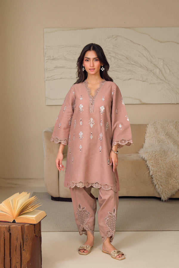 Noor by Saadia Asad | Noor Pret 25 | D8 - Pink Whim - by Libasekhas UK - Registered Vendor of : Noor by Saadia Asad - 100% Original Designer Dress