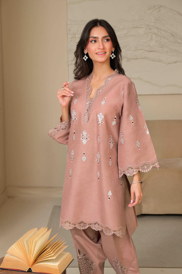Noor by Saadia Asad | Noor Pret 25 | D8 - Pink Whim - by Libasekhas UK - Registered Vendor of : Noor by Saadia Asad - 100% Original Designer Dress