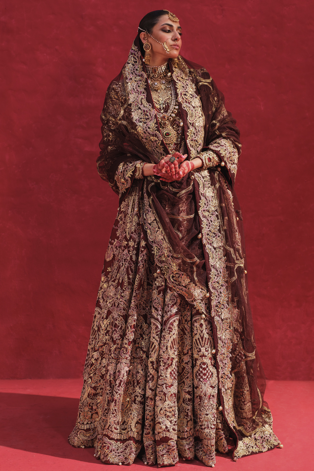 Erum Khan | Laal Rang | NEELOFAR - by - Libasekhas UK - Registered Vendor of : Erum Khan - 100% Original Designer Dresss