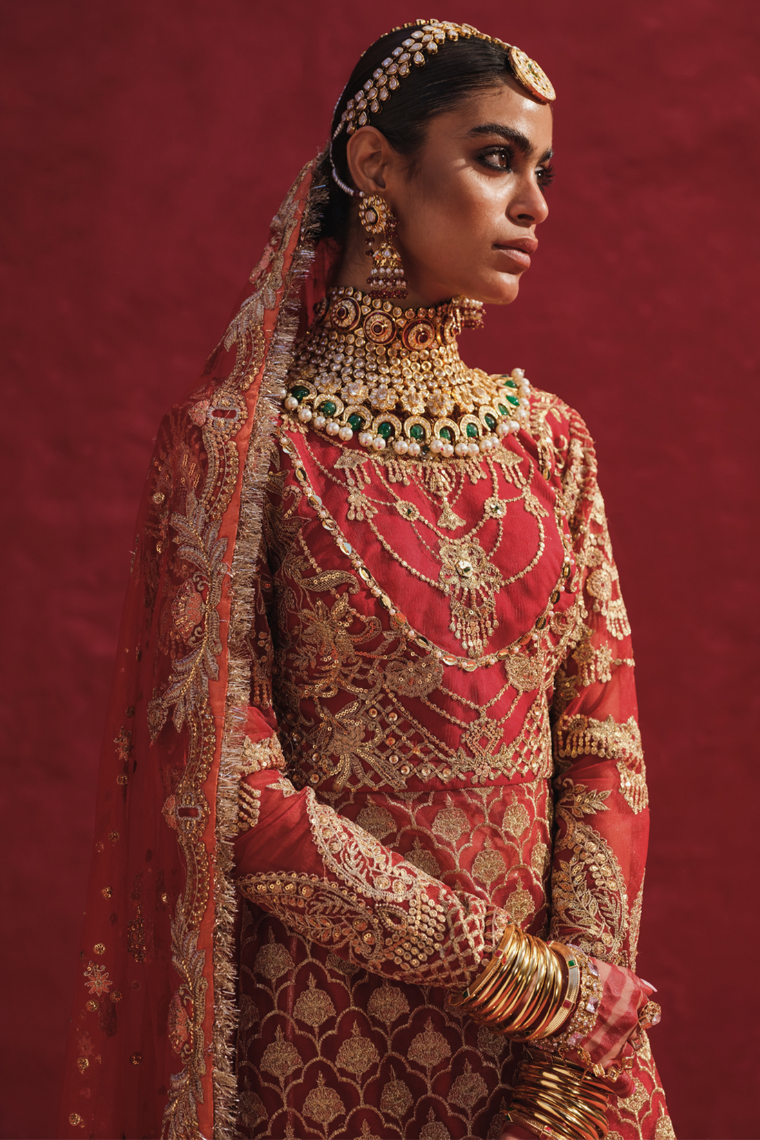Erum Khan | Laal Rang | DEEBA - by - Libasekhas UK - Registered Vendor of : Erum Khan - 100% Original Designer Dresss