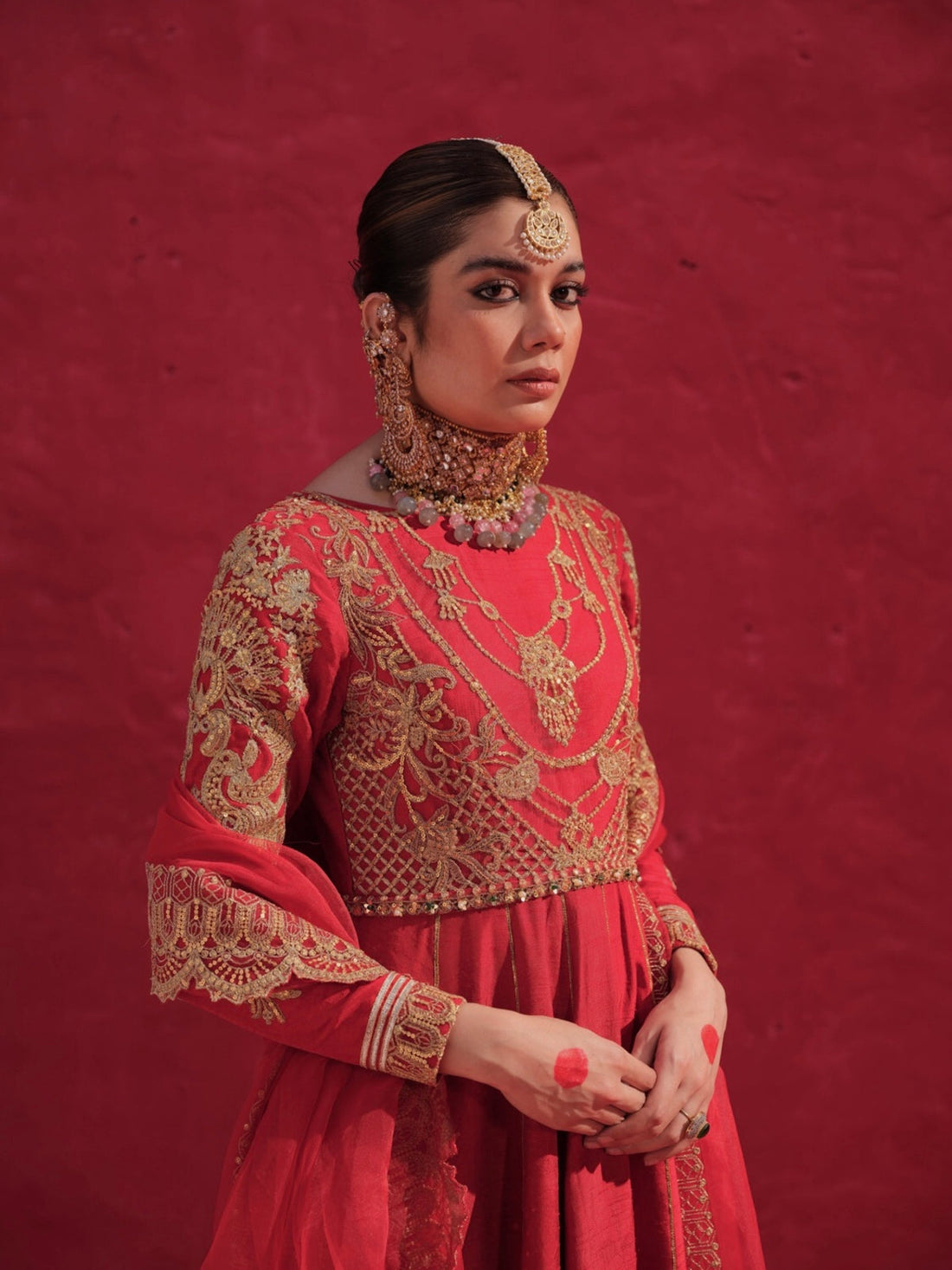 Erum Khan | Laal Rang | BABRA - by - Libasekhas UK - Registered Vendor of : Erum Khan - 100% Original Designer Dresss