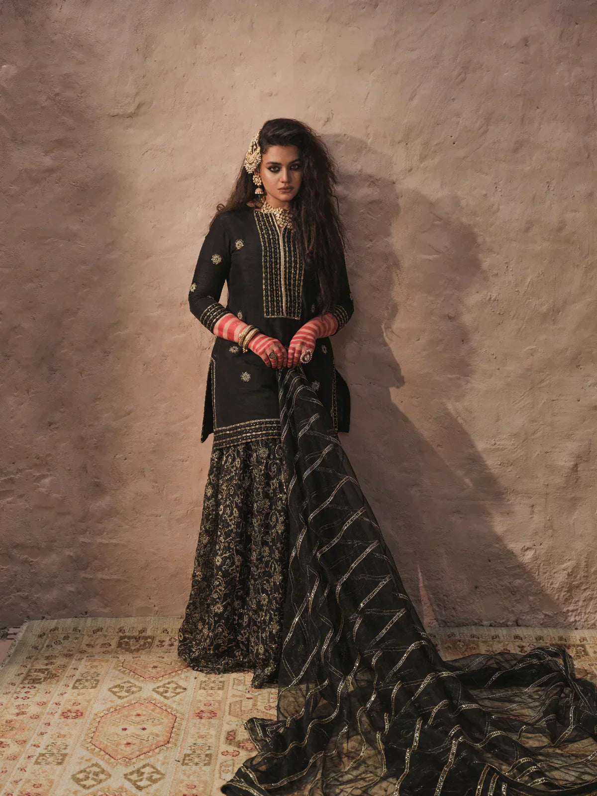 Erum Khan | Shab Siyah 23 | Noor - by - Libasekhas UK - Registered Vendor of : Erum Khan - 100% Original Designer Dresss