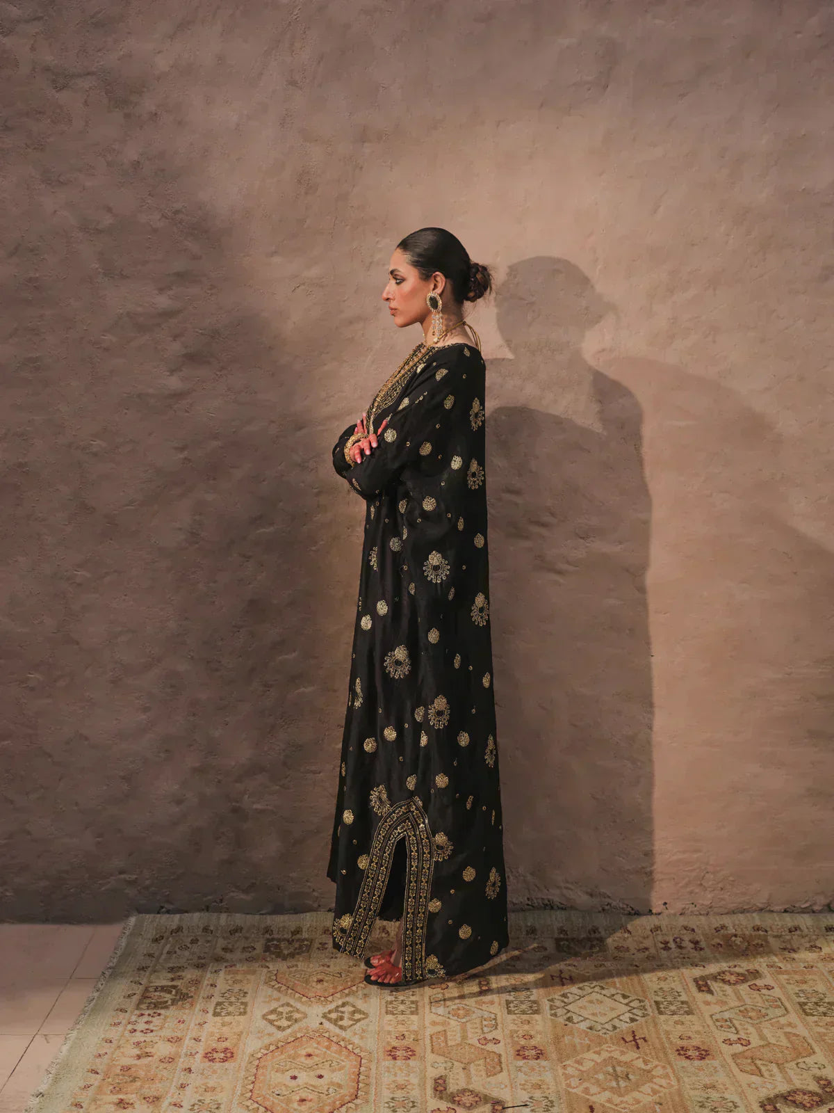 Erum Khan | Shab Siyah 23 | Chandni - by - Libasekhas UK - Registered Vendor of : Erum Khan - 100% Original Designer Dresss