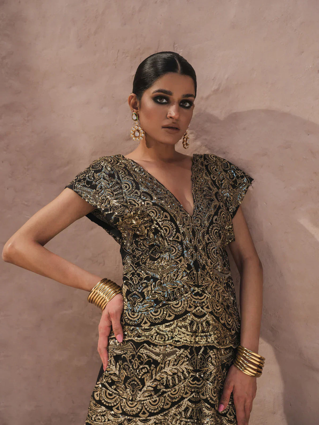 Erum Khan | Shab Siyah 23 | Seraab - by - Libasekhas UK - Registered Vendor of : Erum Khan - 100% Original Designer Dresss
