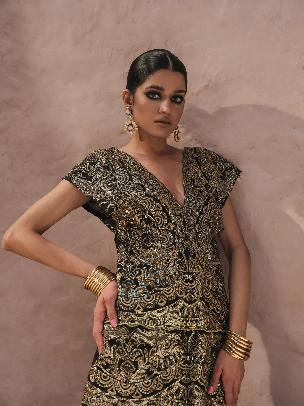 Erum Khan | Shab Siyah 23 | Seraab - by - Libasekhas UK - Registered Vendor of : Erum Khan - 100% Original Designer Dresss