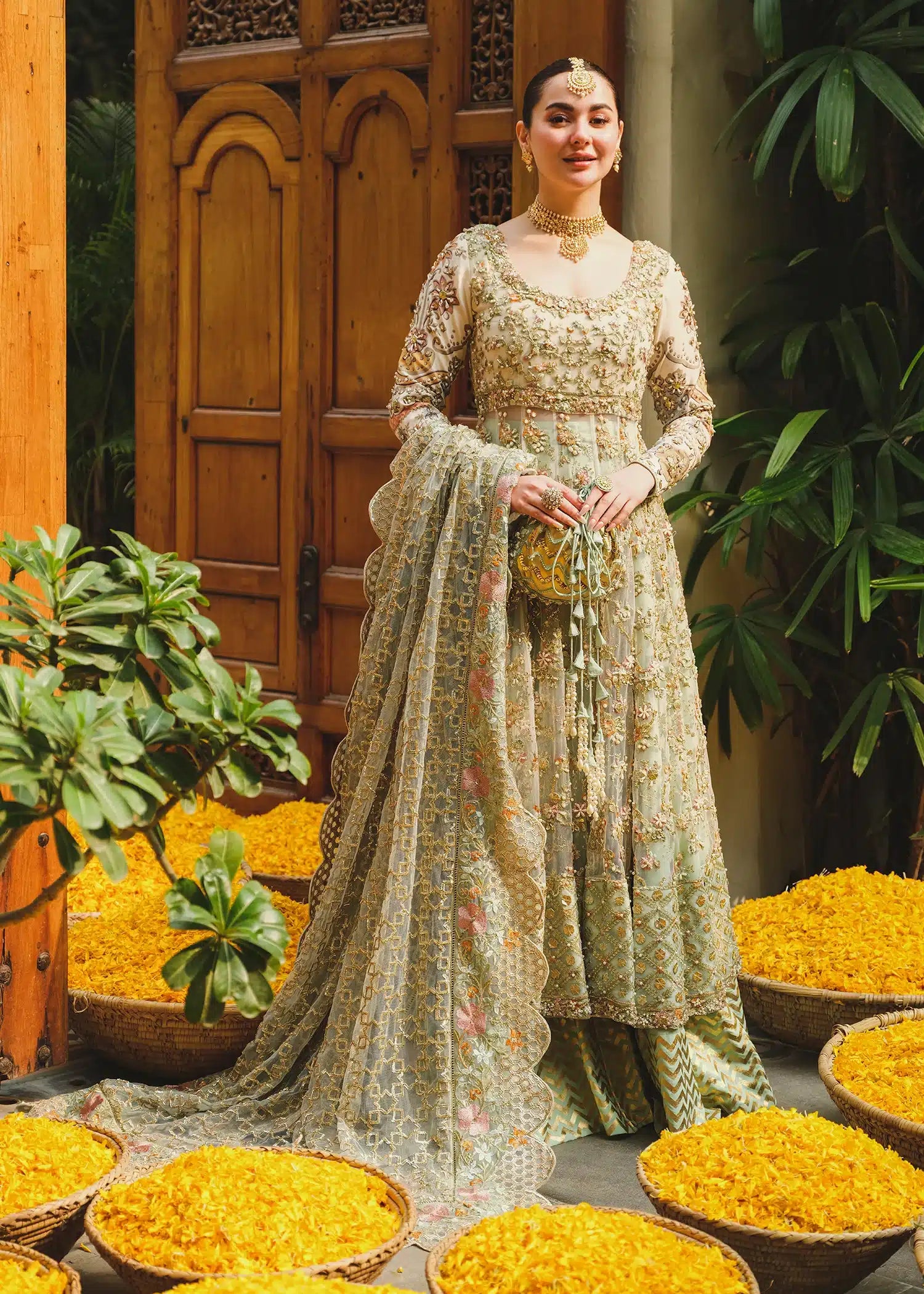 Saira Shakira | Wedding Collection 24 | Taupe - by - Libasekhas UK - Registered Vendor of : Saira Shakira - 100% Original Designer Dresss