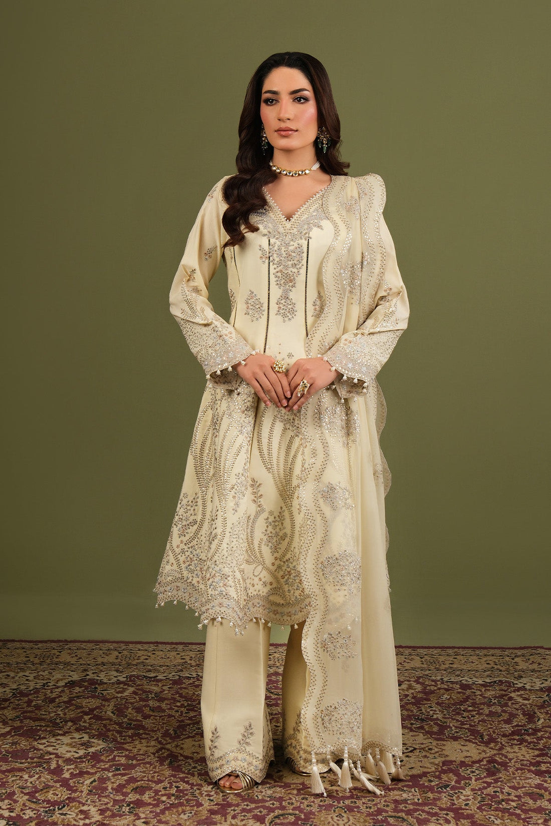 Alizeh | Luxe Raw Silk | AF-RS-13-Emily - by Libasekhas UK - Registered Vendor of : Alizeh - 100% Original Designer Dress
