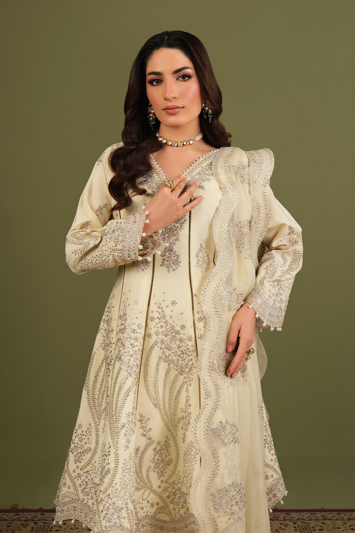Alizeh | Luxe Raw Silk | AF-RS-13-Emily - by Libasekhas UK - Registered Vendor of : Alizeh - 100% Original Designer Dress