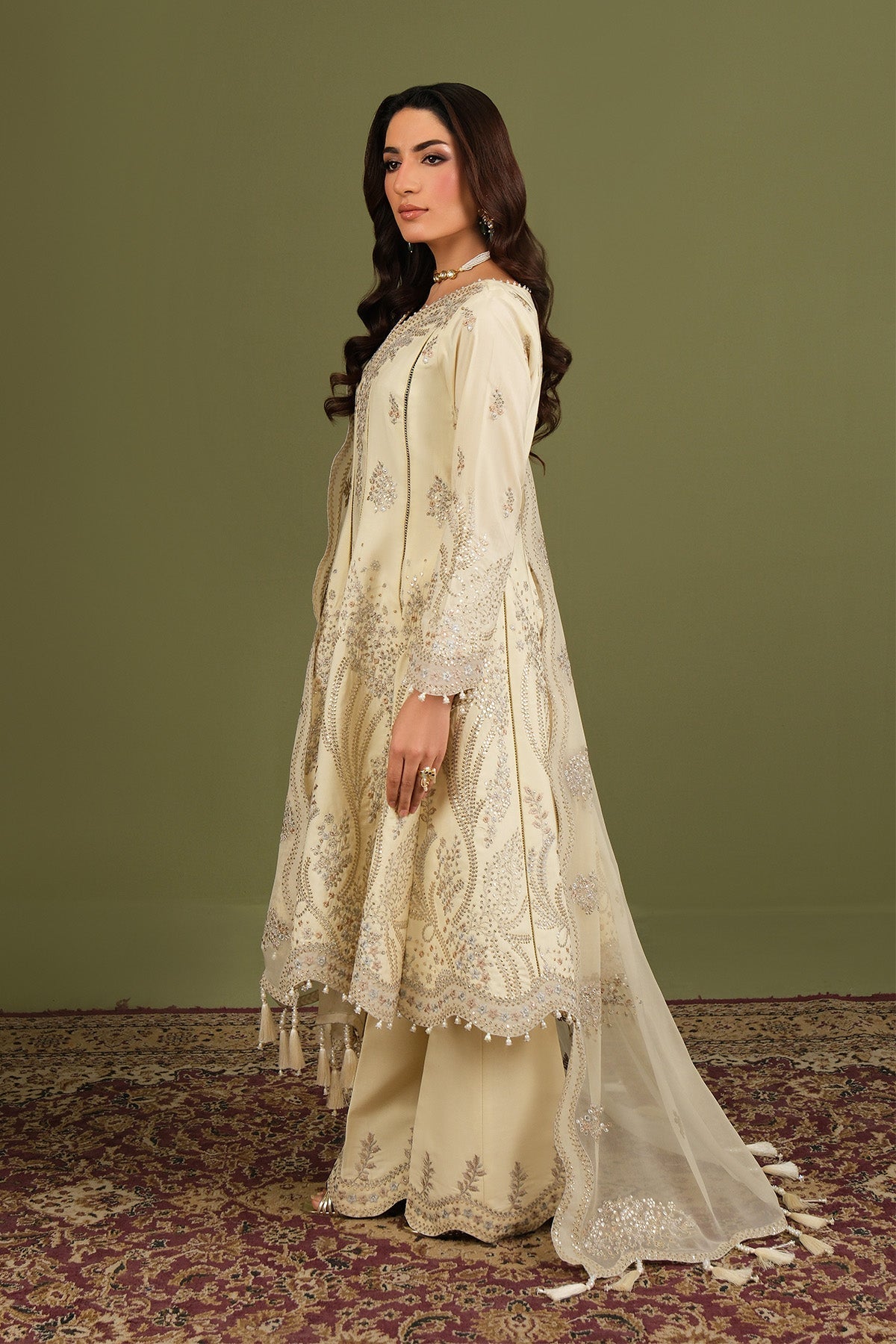 Alizeh | Luxe Raw Silk | AF-RS-13-Emily - by Libasekhas UK - Registered Vendor of : Alizeh - 100% Original Designer Dress