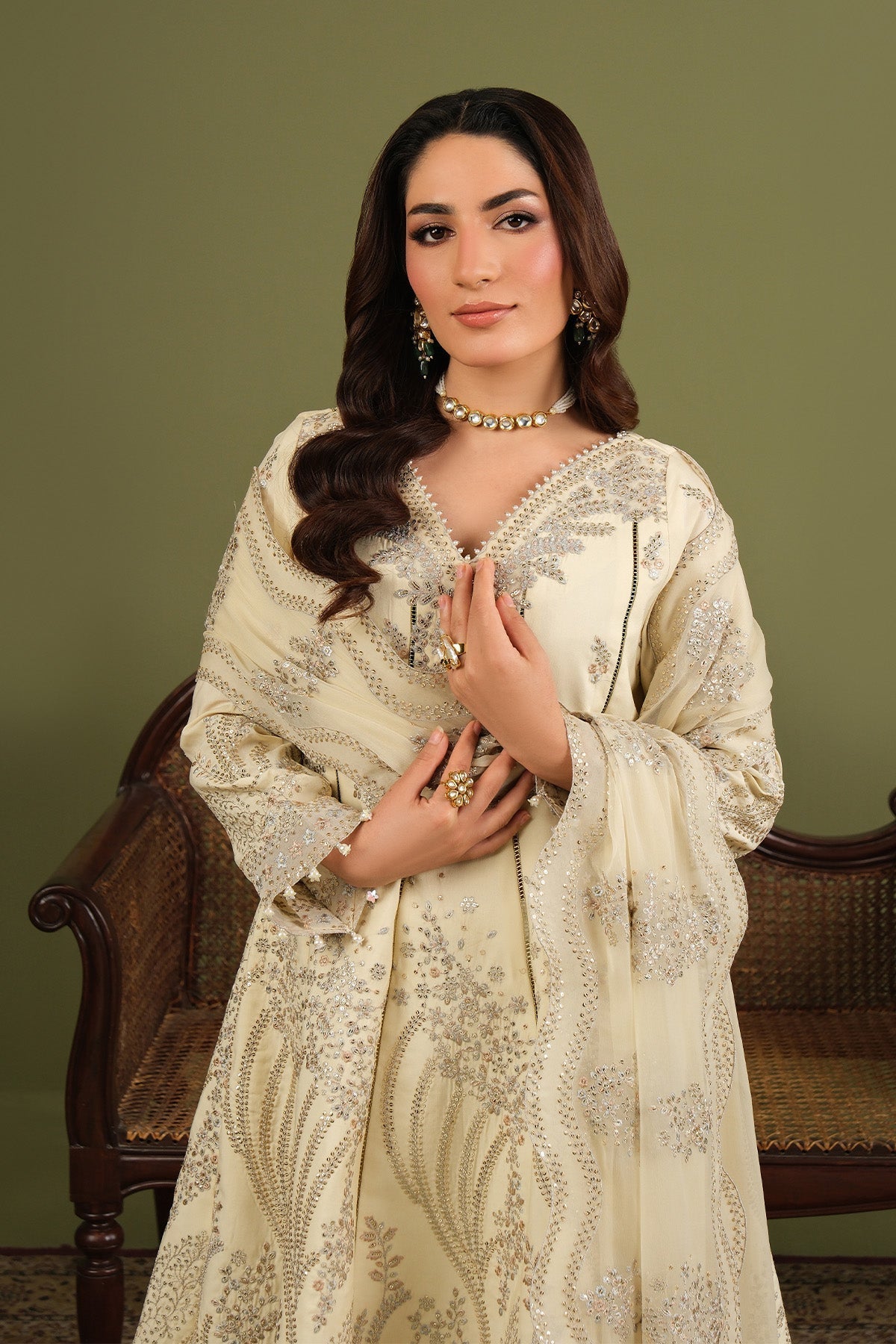 Alizeh | Luxe Raw Silk | AF-RS-13-Emily - by Libasekhas UK - Registered Vendor of : Alizeh - 100% Original Designer Dress