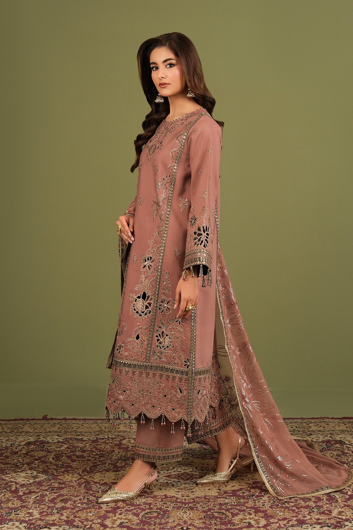 Alizeh | Luxe Raw Silk | AF-RS-12-Vesper - by Libasekhas UK - Registered Vendor of : Alizeh - 100% Original Designer Dress