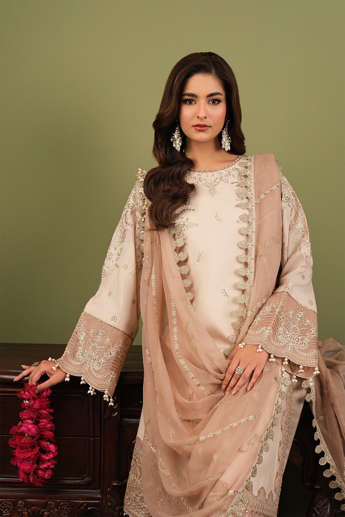 Alizeh | Luxe Raw Silk | AF-RS-10-Castor - by Libasekhas UK - Registered Vendor of : Alizeh - 100% Original Designer Dress