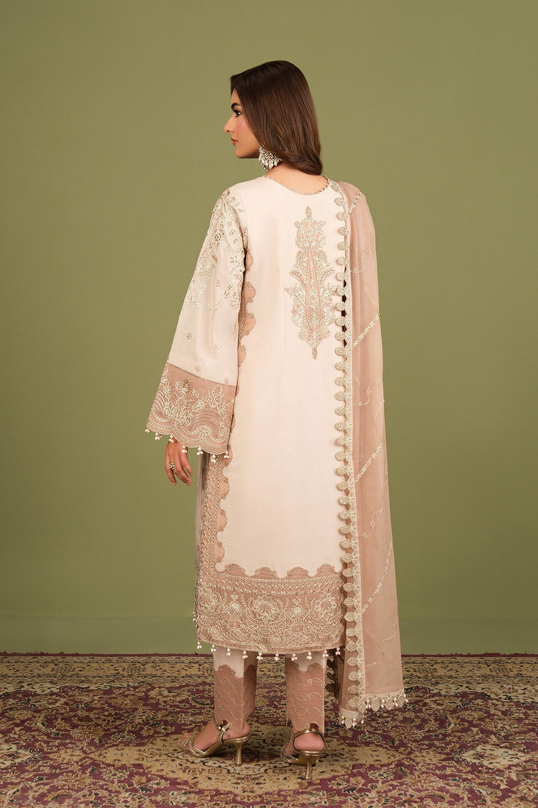 Alizeh | Luxe Raw Silk | AF-RS-10-Castor - by Libasekhas UK - Registered Vendor of : Alizeh - 100% Original Designer Dress
