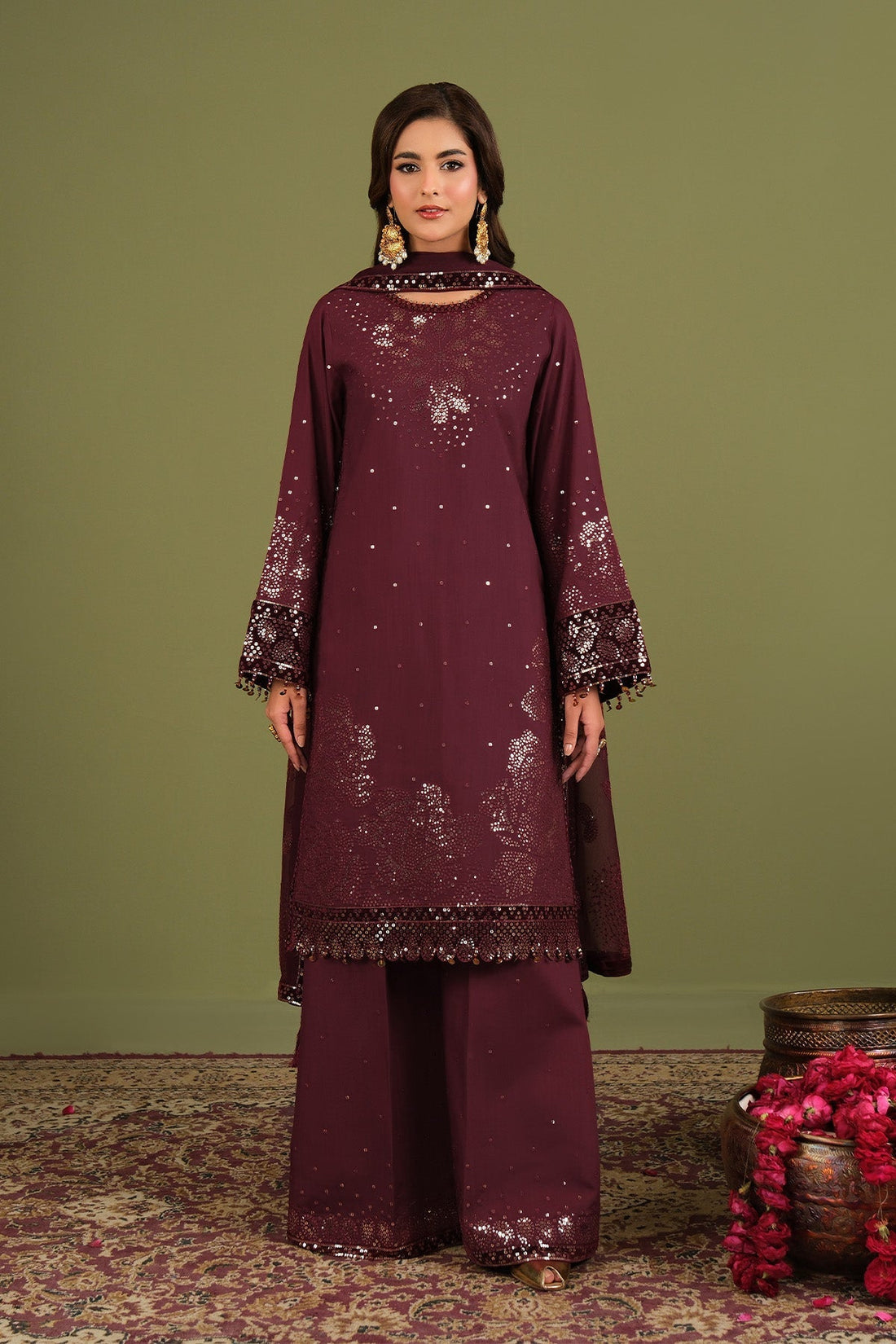 Alizeh | Luxe Raw Silk | AF-RS-16-Almas - by Libasekhas UK - Registered Vendor of : Alizeh - 100% Original Designer Dress