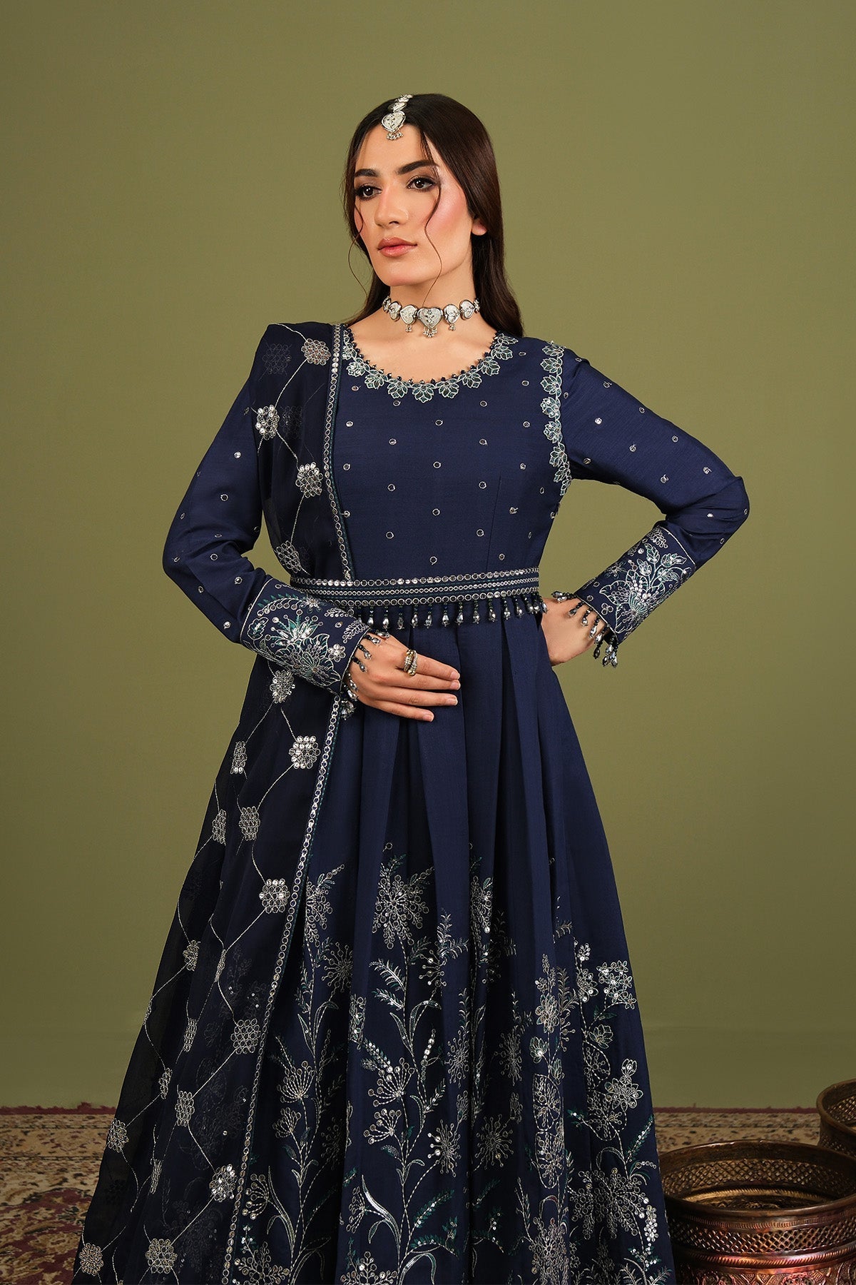 Alizeh | Luxe Raw Silk | AF-RS-11-Abaan - by Libasekhas UK - Registered Vendor of : Alizeh - 100% Original Designer Dress