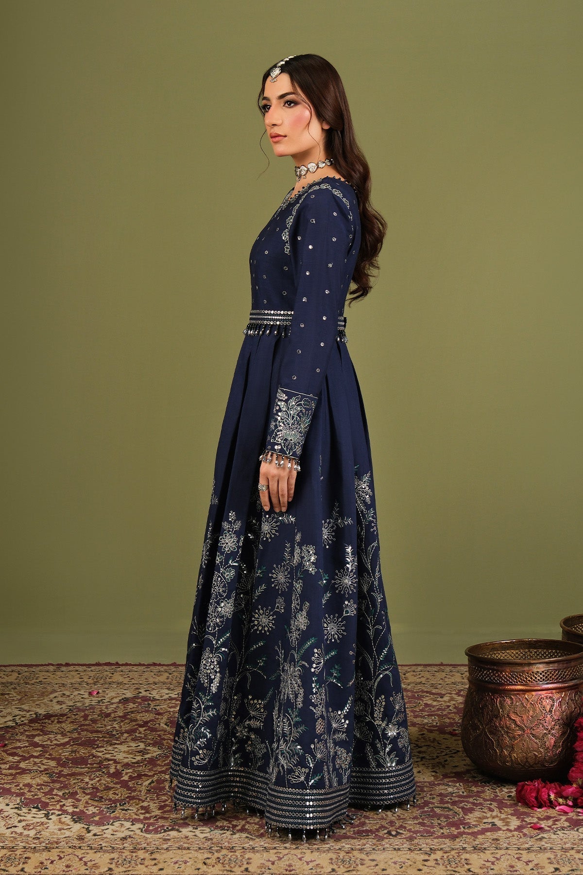 Alizeh | Luxe Raw Silk | AF-RS-11-Abaan - by Libasekhas UK - Registered Vendor of : Alizeh - 100% Original Designer Dress
