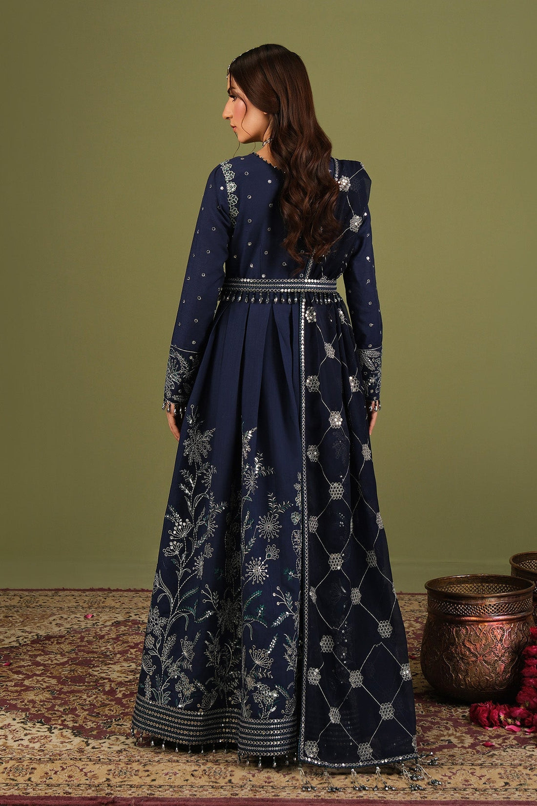 Alizeh | Luxe Raw Silk | AF-RS-11-Abaan - by Libasekhas UK - Registered Vendor of : Alizeh - 100% Original Designer Dress