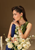 Mahum Asad | The Shadow Line | Verde - by Libasekhas UK - Registered Vendor of : Mahum Asad - 100% Original Designer Dress
