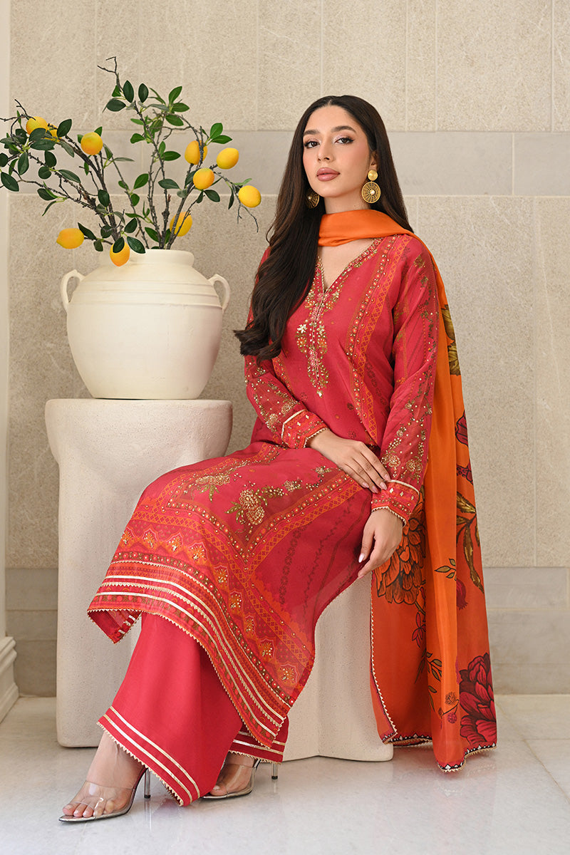 Mina Hasan | Signature Pret | Autumn Rose - by Libasekhas - Registered Vendor of : Mina Hasan - 100% Original Designer Dress