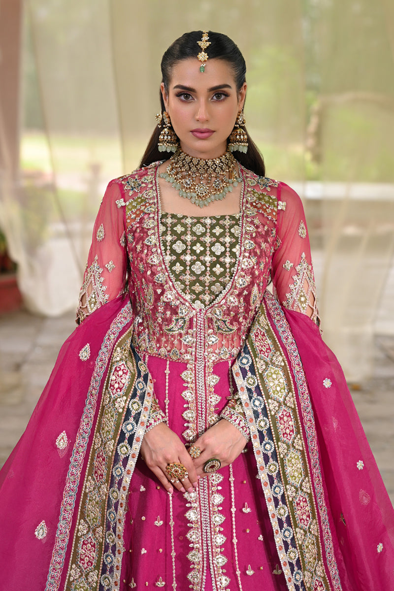 Qalamkar | Singhar Wedding Collection | RF-04 RIMEL - by - Libasekhas UK - Registered Vendor of : Qalamkar - 100% Original Designer Dresss
