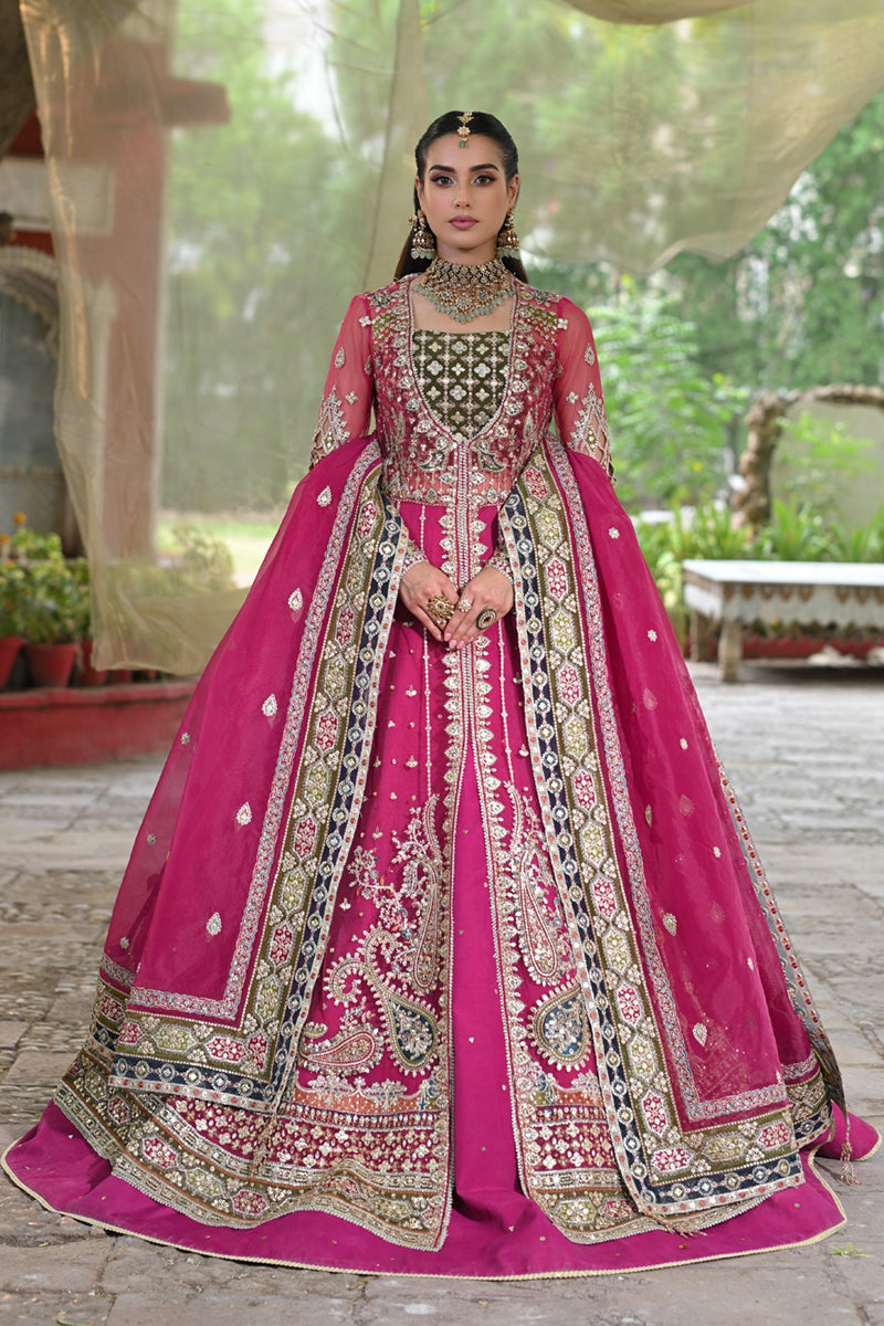 Qalamkar | Singhar Wedding Collection | RF-04 RIMEL - by - Libasekhas UK - Registered Vendor of : Qalamkar - 100% Original Designer Dresss