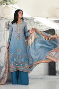 Mina Hasan | Signature Pret | Blue Lagoon - by Libasekhas - Registered Vendor of : Mina Hasan - 100% Original Designer Dress