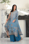 Mina Hasan | Signature Pret | Blue Lagoon - by Libasekhas - Registered Vendor of : Mina Hasan - 100% Original Designer Dress